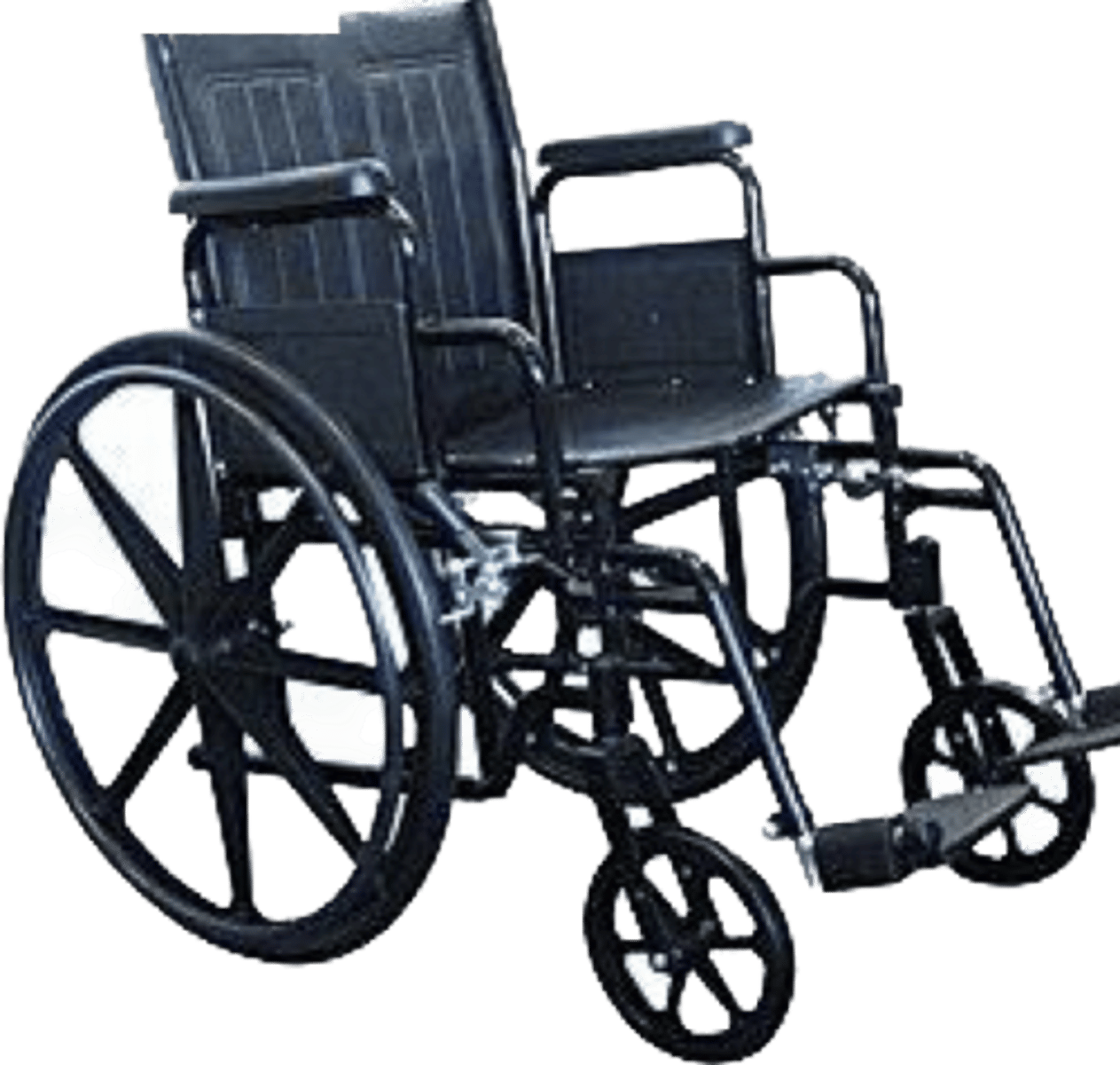 <p>what kind of armrests does this wheelchair have?</p>