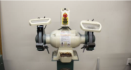 <p>Grinding of ferrous metals (steel), for example, sharpening a drill bit. No Aluminum!!</p>