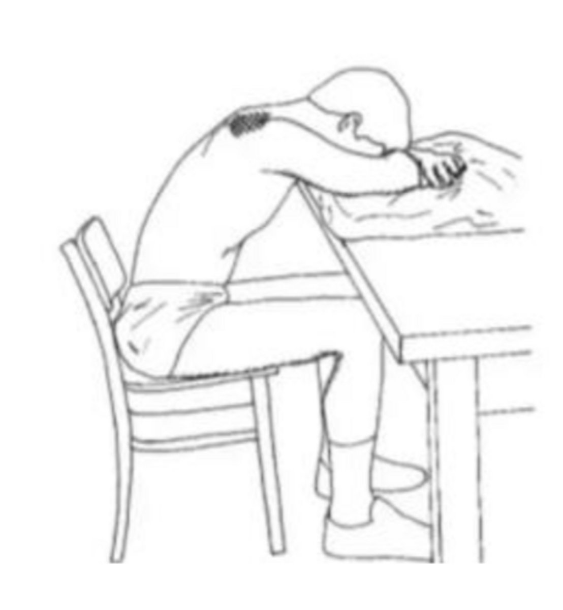 <p>percussion is applied above the scapulae; your fingers curve over the top of the shoulders</p>