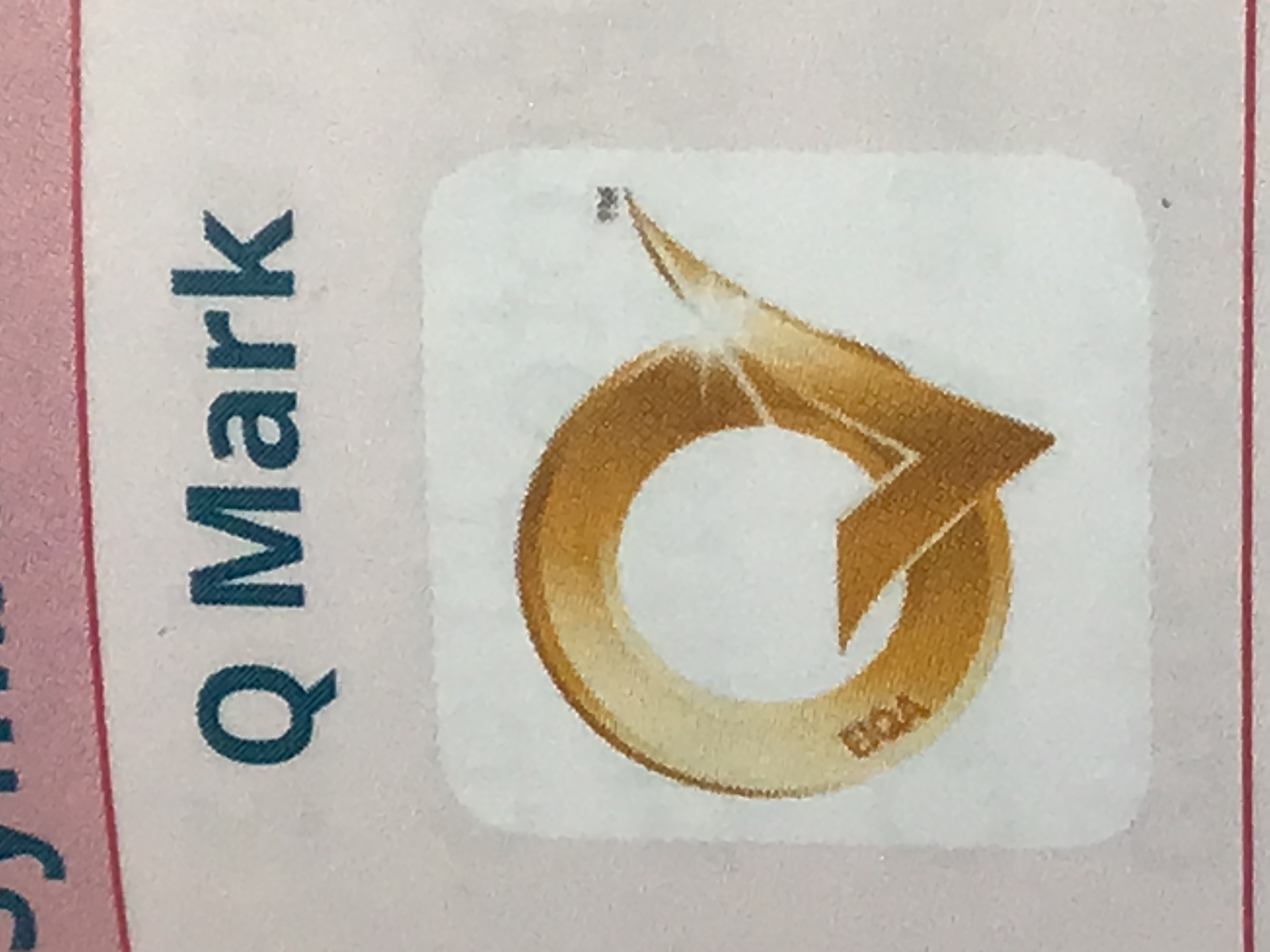 <p>Q mark </p>