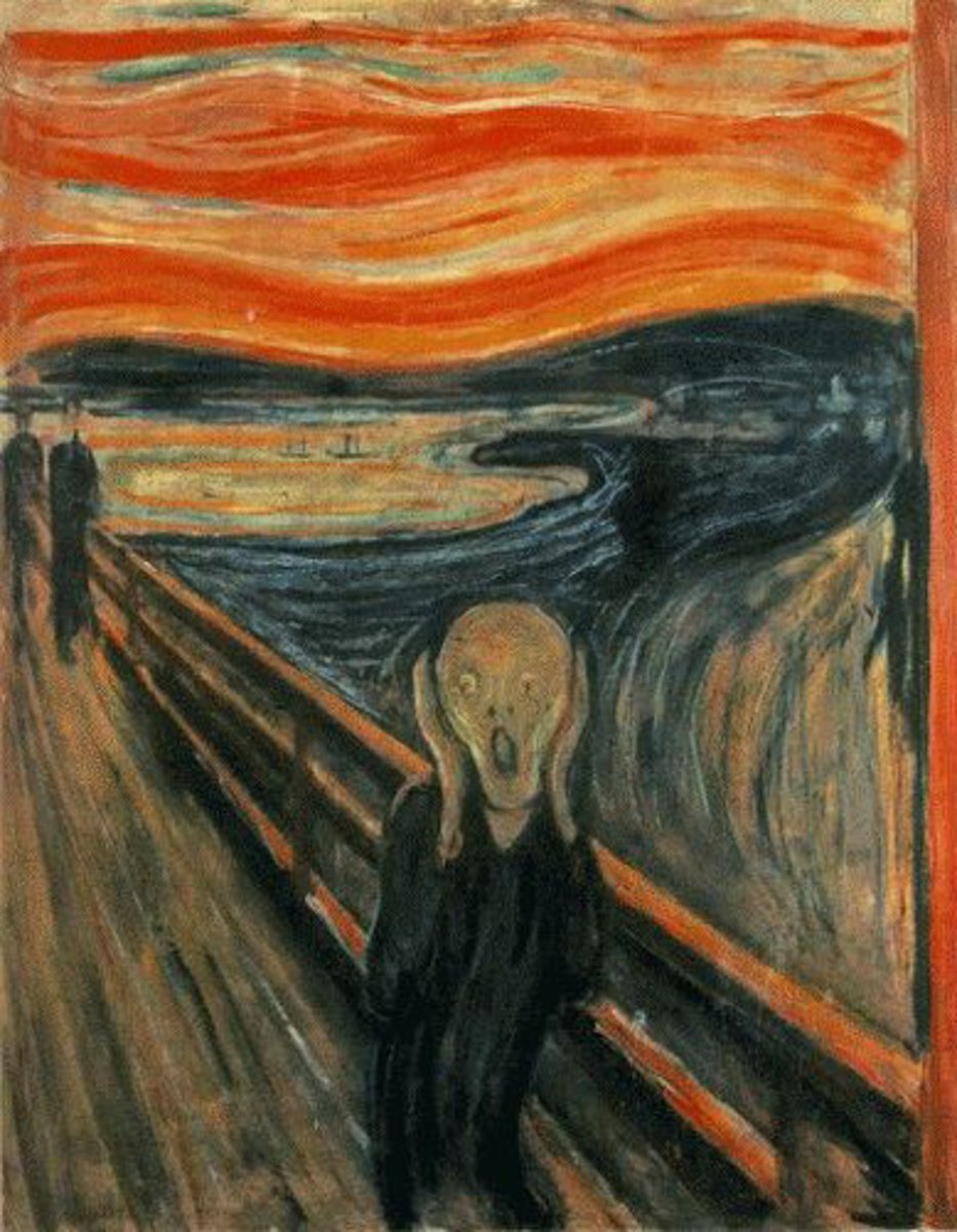 <p>Edvard Munch, "The Scream", 1893</p>
