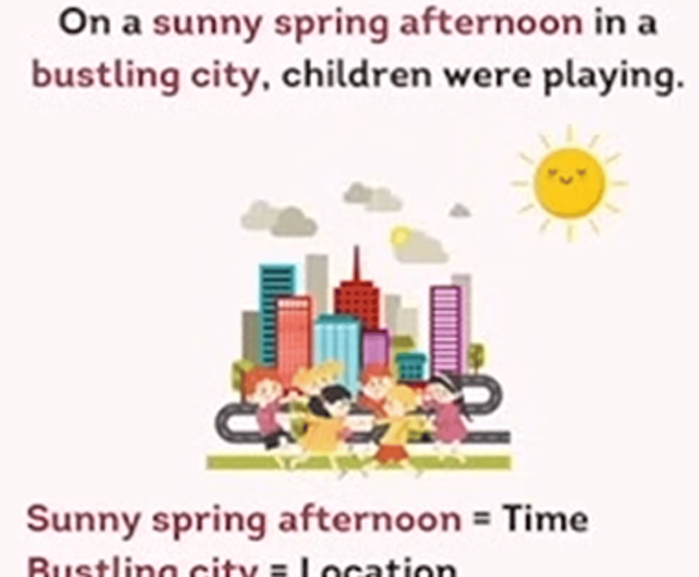 <p>Location and time of the story. Can be fictional or non-fictional.</p>