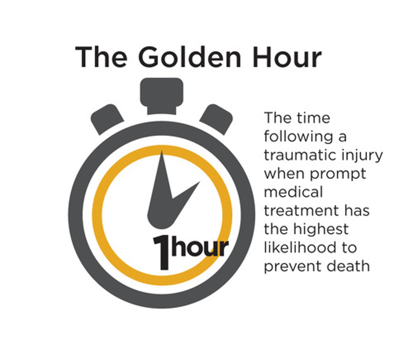 <p>"Golden Hour" of trauma</p>