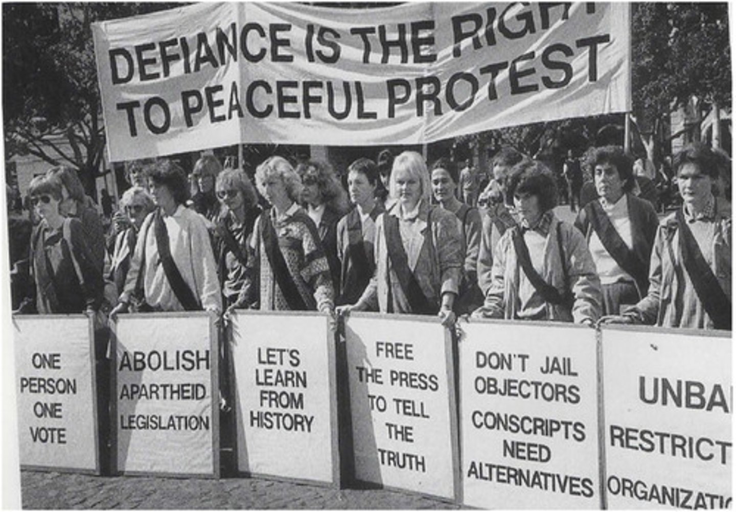 <p>1952; launched by the ANC, SAIC, and FAC against the new laws regarding passbooks; wanted to fill the courts and prisons with people arrested for not having the proper passbooks and overwhelm the system; protesters were extremely peaceful ---> hard for the government to justify using force against them and increased support for the movement; ended after a series of government provoked riots (killed 26 Africans and 6 whites)</p>