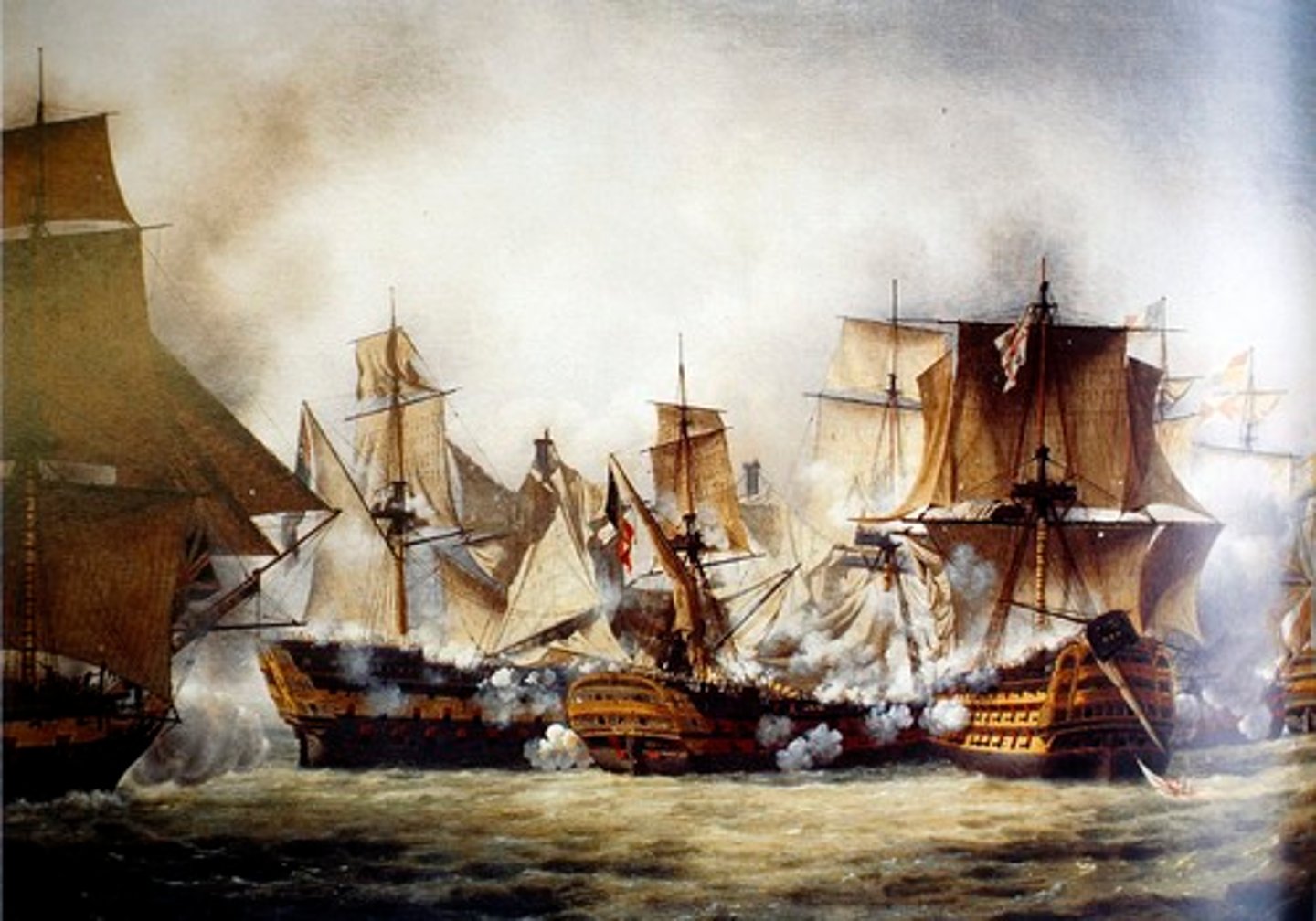 <p>a naval battle in 1805 where the British Royal Navy, under Admiral Nelson, defeated the combined French and Spanish fleets. It prevented Napoleon from invading Britain and secured British naval supremacy.</p>