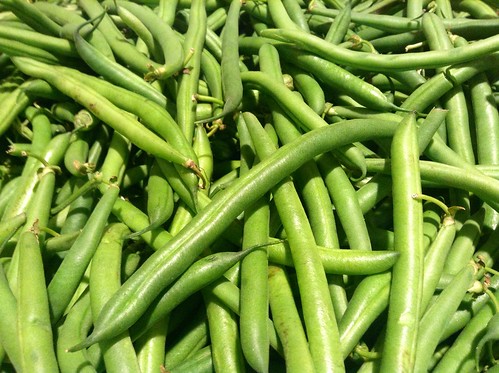 Long, narrow type of "green bean".