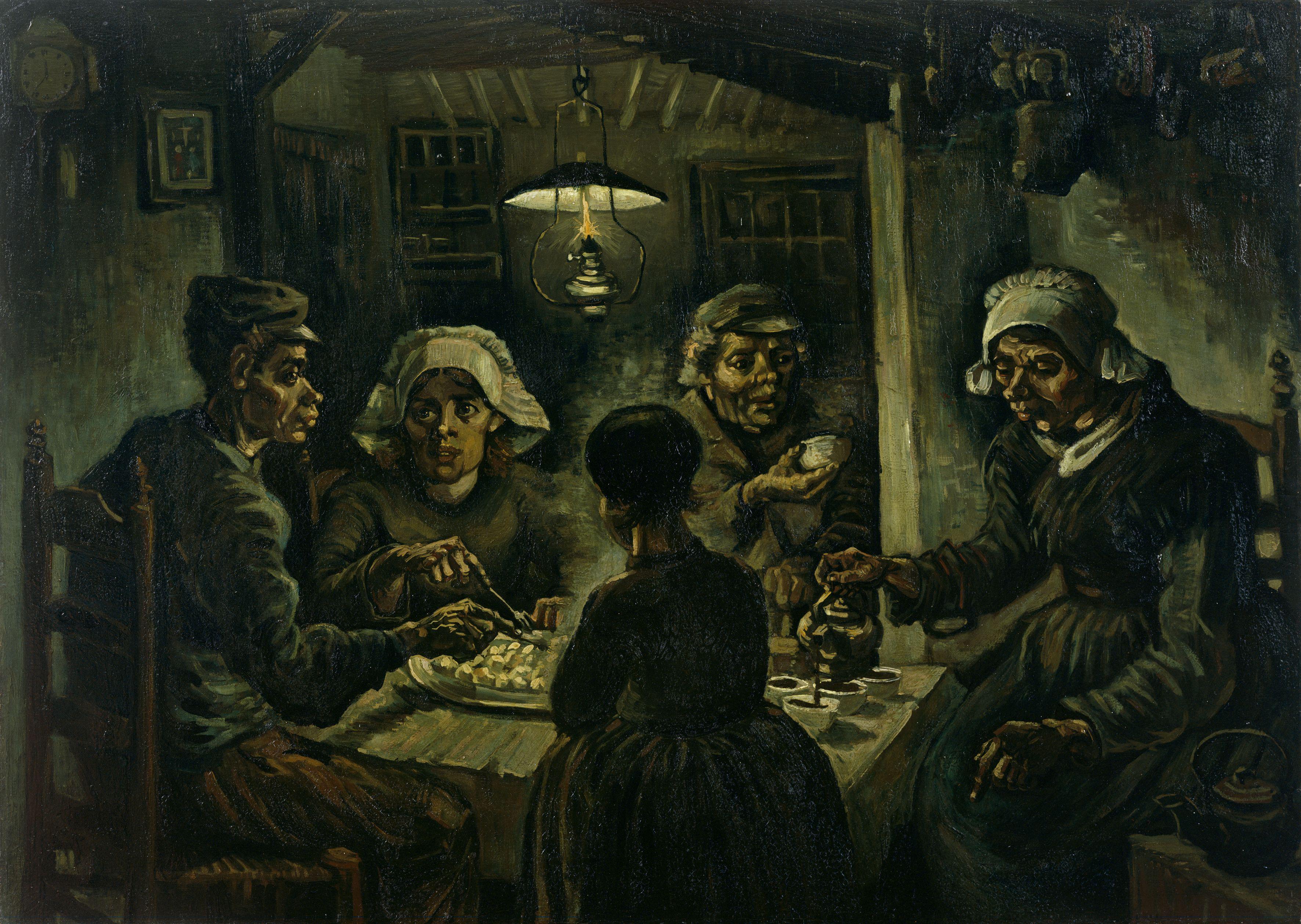 <p>The Potato Eaters</p>