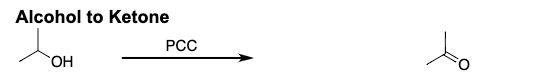 Alcohol to Ketone