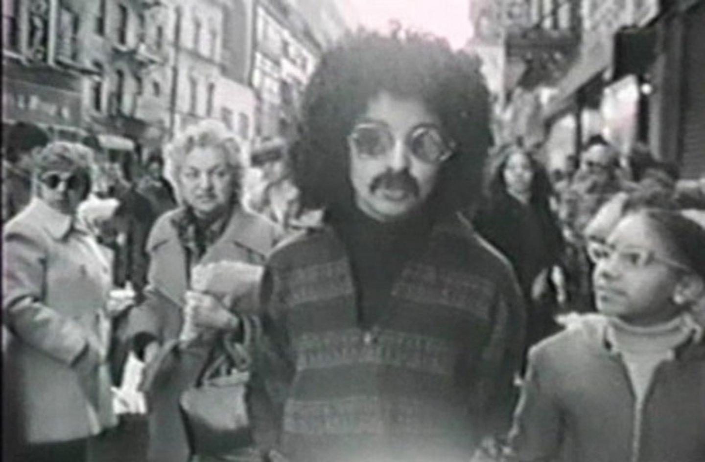 <p>Adrian piper, filmed through NYC</p>