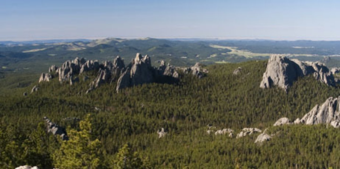<p>- Black Hills of South Dakota</p><p>- arching of the crust</p><p>- formed by rock thrust upward along high angle faults</p>