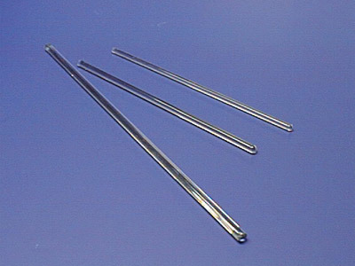 <p><span>Made of glass; used to stir combinations of materials</span></p>