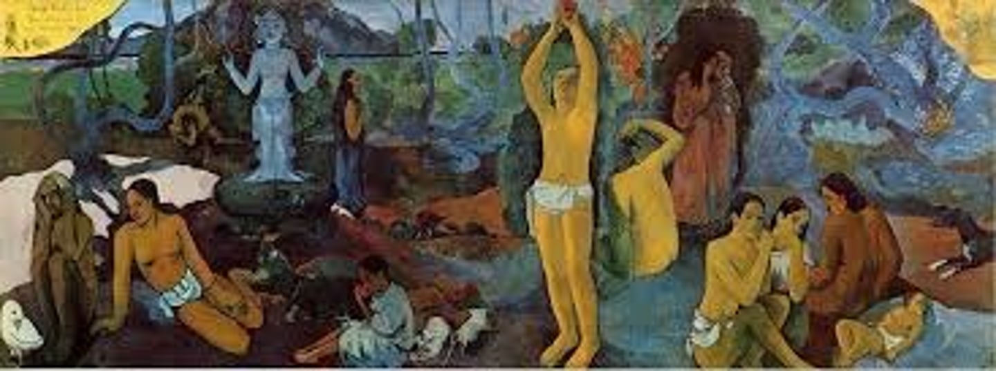 <p>Where Do We Come From? What are We? Where Are We Going?</p>