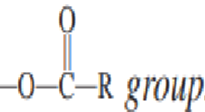 <p>An ____________ is a carboxylic acid derivative in which the -OH portion of the carboxyl group has been replaced with carbon atom double-bonded to an oxygen atom (C=O) and single-bonded to another oxygen atom (C-O).</p>