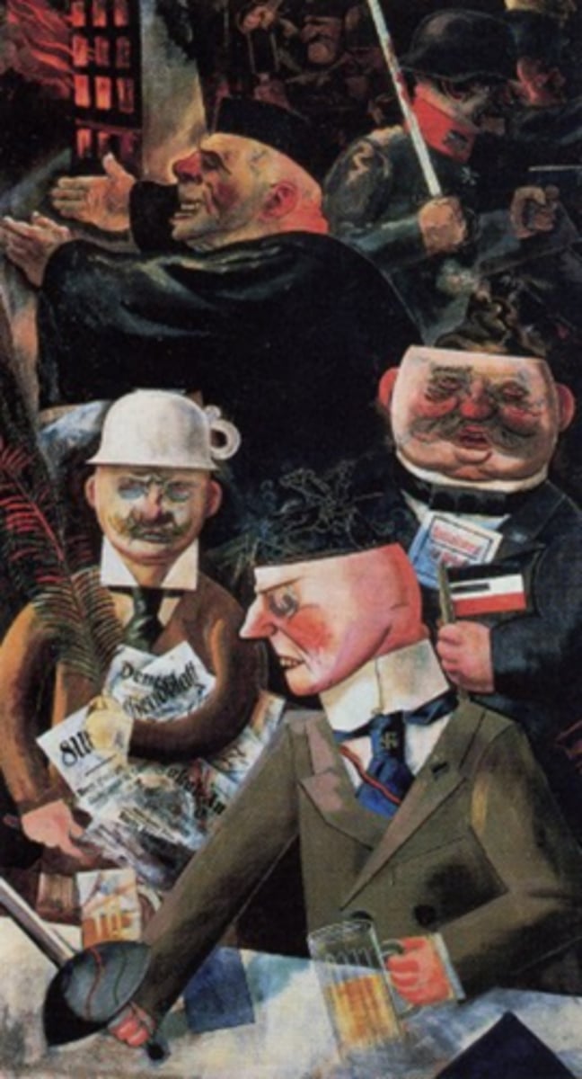 <p>George Grosz, 1926, oil o/canvas</p>