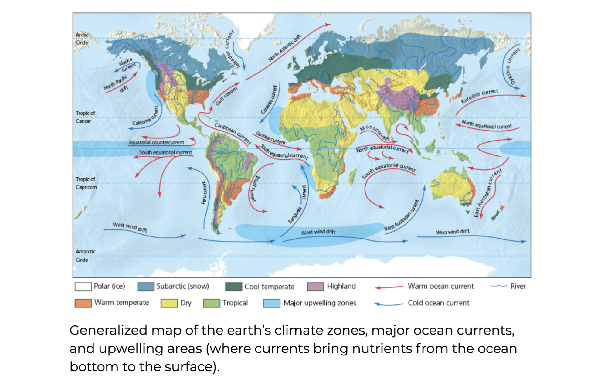 <p><span><strong>The Earth Has Many Different Climates</strong></span></p>
