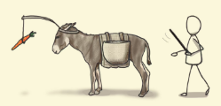 <p>What is the Carrot &amp; Stick Analogy?</p>