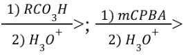 <p>mCPBA is a type of RCO<sub>3</sub>H</p>