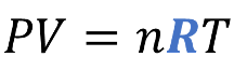 <p>PV = nRT</p>