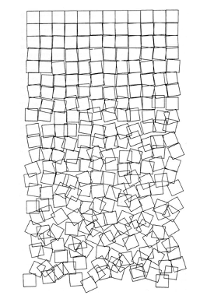 <p>Georg Nees, from Germany, one of the pioneers of computer art</p>