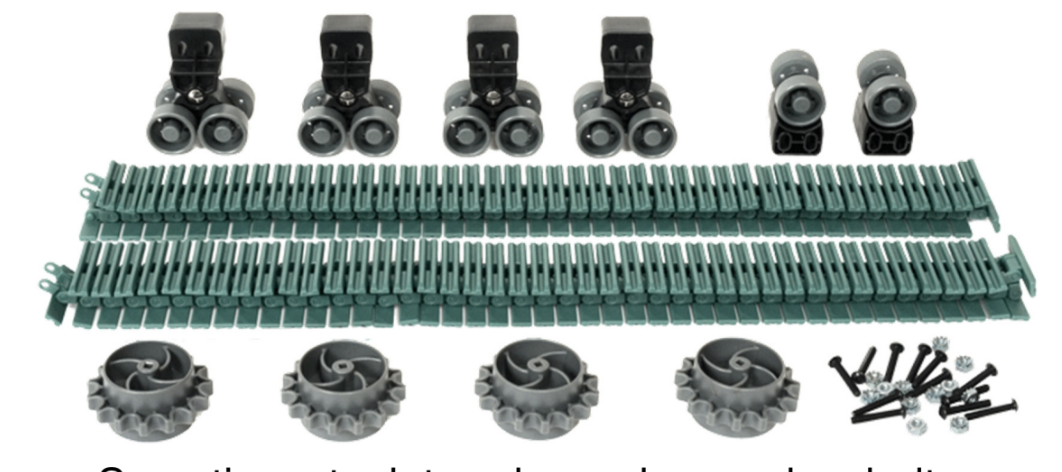 Pulleys & Belts (Pulleys and belts are not available for VEX)