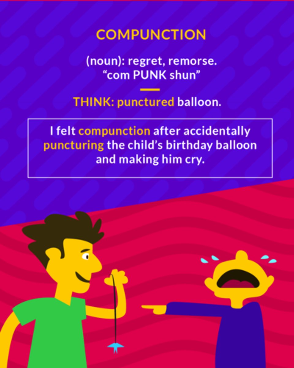 <p>Feeling of regret or remorse</p><p>(noun) regret</p>