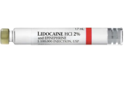 <p>Lidocaine- Red</p>