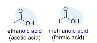 <p><span>the -COOH functional group, consisting of a carbonyl group (C=O) and a hydroxyl group (-OH) bonded to the same carbon atom</span></p>