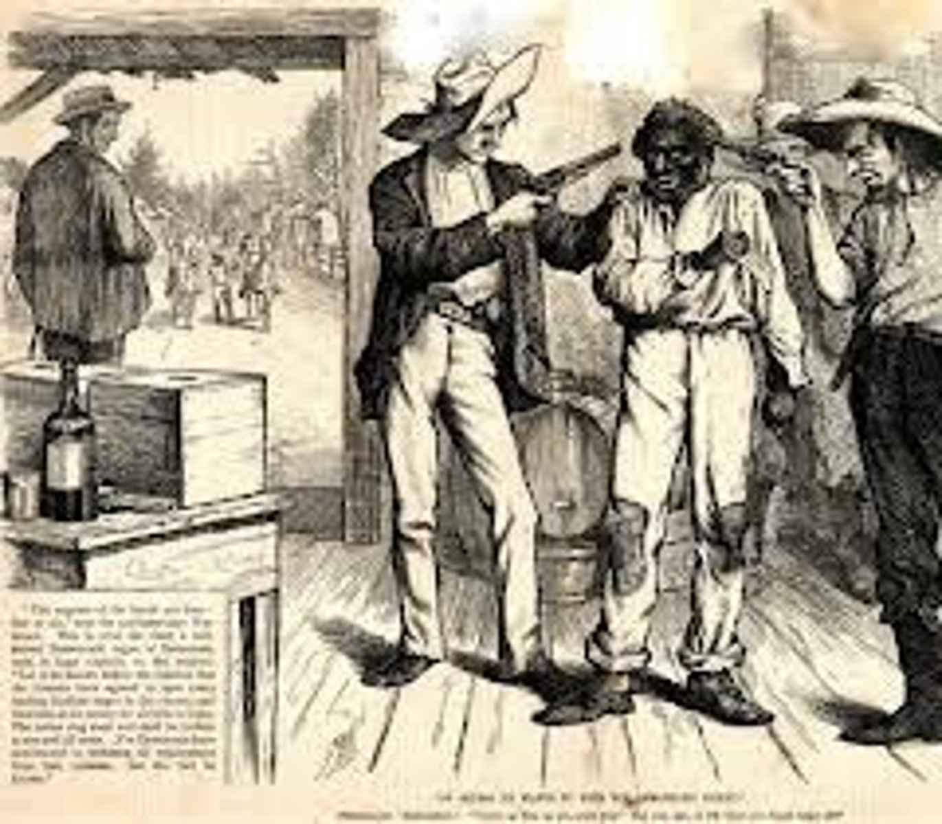 <p>Laws (from 1865 to 1866) passed throughout the South to restrict the rights of emancipated blacks, particularly with respect to negotiating labor contracts. Increased Northerners' criticisms of President Andrew Johnson's lenient Reconstruction policies.</p>