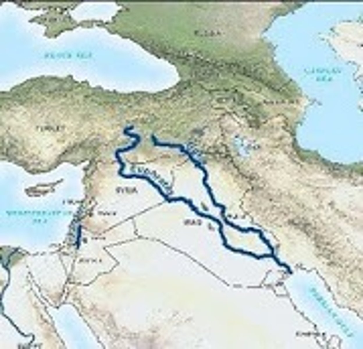 <p>Euphrates and Tigris</p>