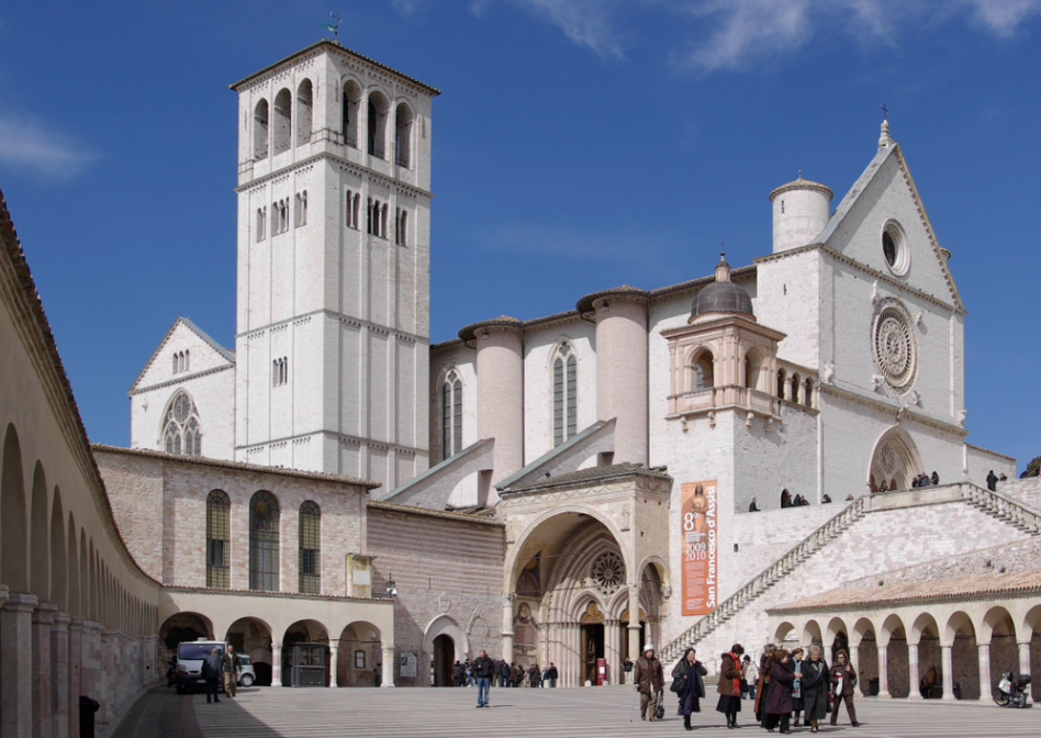 <p>Basilica of Saint Francis, Assisi (1228-1236 AD)</p>