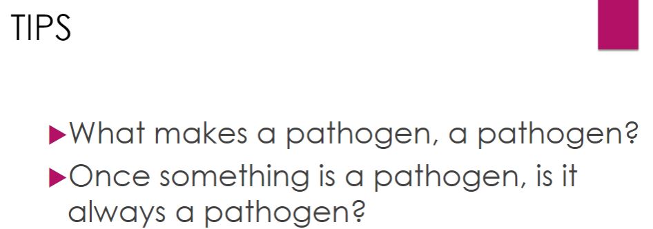 <p>-When a microorganism is growing and multiplying on or within a larger organism, the latter, known as the host, is said to have an infection. The nature of an infection can vary widely with respect to severity, location, and type of organisms involved. An infection may or may not result in overt disease. Any organism that causes disease is known as a pathogen (Greek patho, disease; gennan, to produce), and its ability to cause disease is called pathogenicity. An organism&apos;s virulence is the degree of harm (pathogenicity) inflicted on its host. An infectious disease is any change from a state of health in which part or all of the host is incapable of carrying on its normal functions due to the presence of a pathogen or its products (e.g., toxins). Even resident microbiota, such as those associated with the gut or skin, can become opportunistic pathogens if they infect a host away from their typical niche, especially in a host with a weakened immune system (a compromised host). Host and tissue specificity offer microorganisms shelter and access to resources; however, relationships between organisms can be complex. Microorganisms actively seek host-specific sites that meet their unique growth and replication requirements.</p>