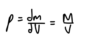 <p>An object with uniform density, or mass per unit volume</p><p>that is </p>