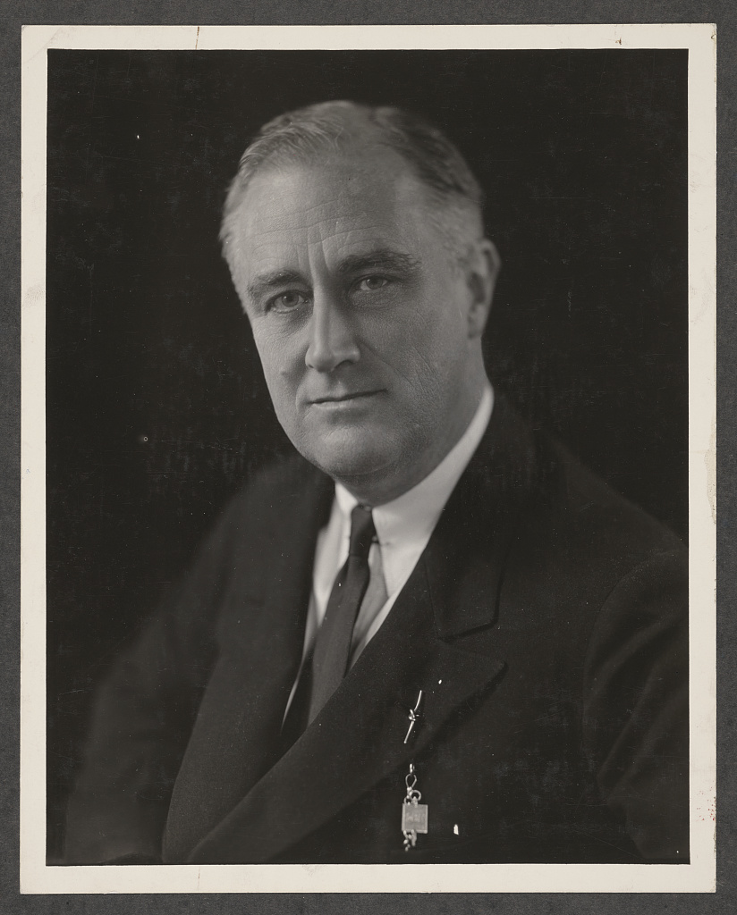 <p>President of the United States during WWII that led the nation through the conflict, implementing the Lend-Lease Act to support Allied countries, and mobilizing American industry for war production.</p>