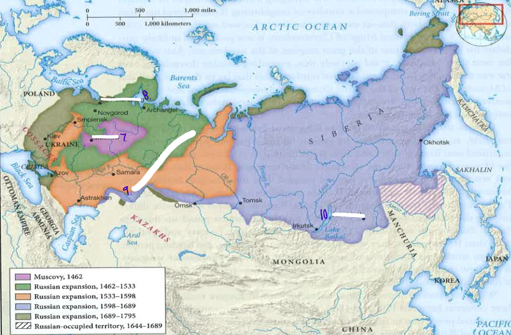 <p>what is 9. on the map</p>