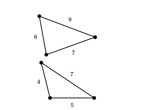 <p>Scalene triangles</p>