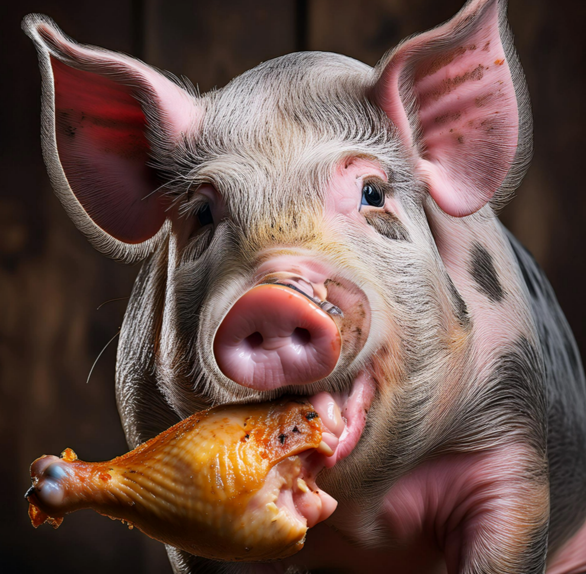 <p>What is the desirable color of pork?</p>