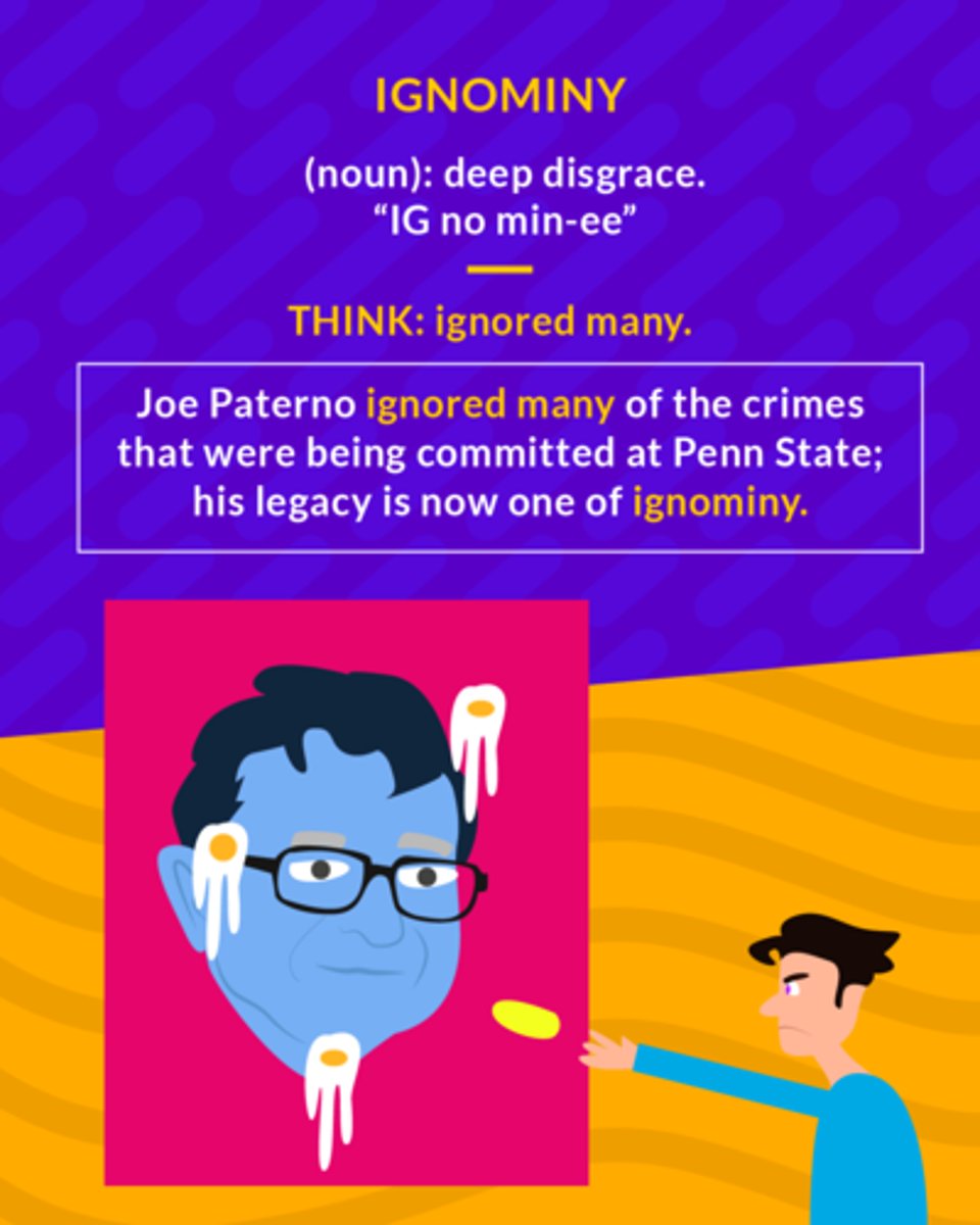 <p>(n.) shame and disgrace</p><p>(noun) deep disgrace</p>