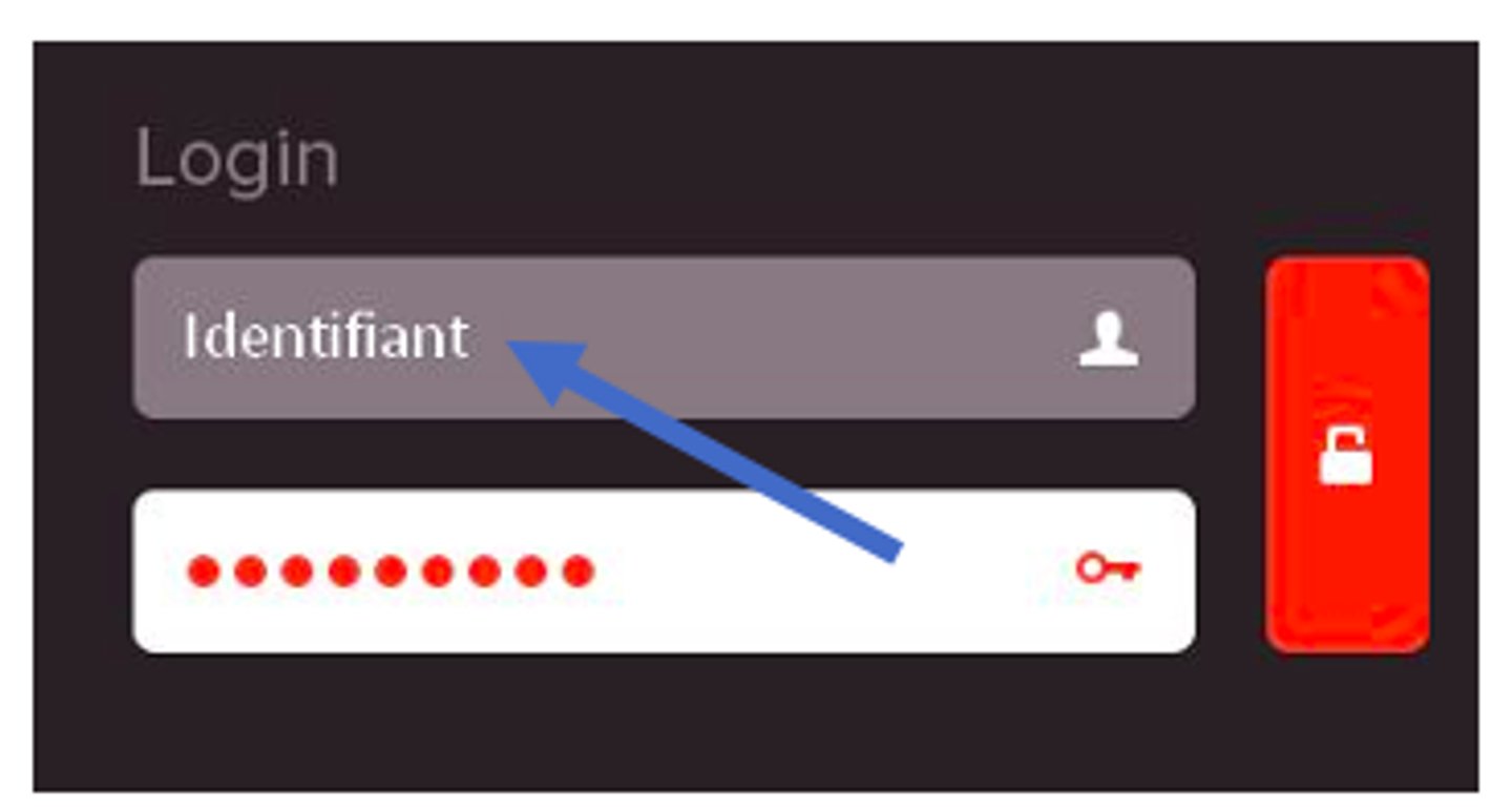 <p>username, login</p>