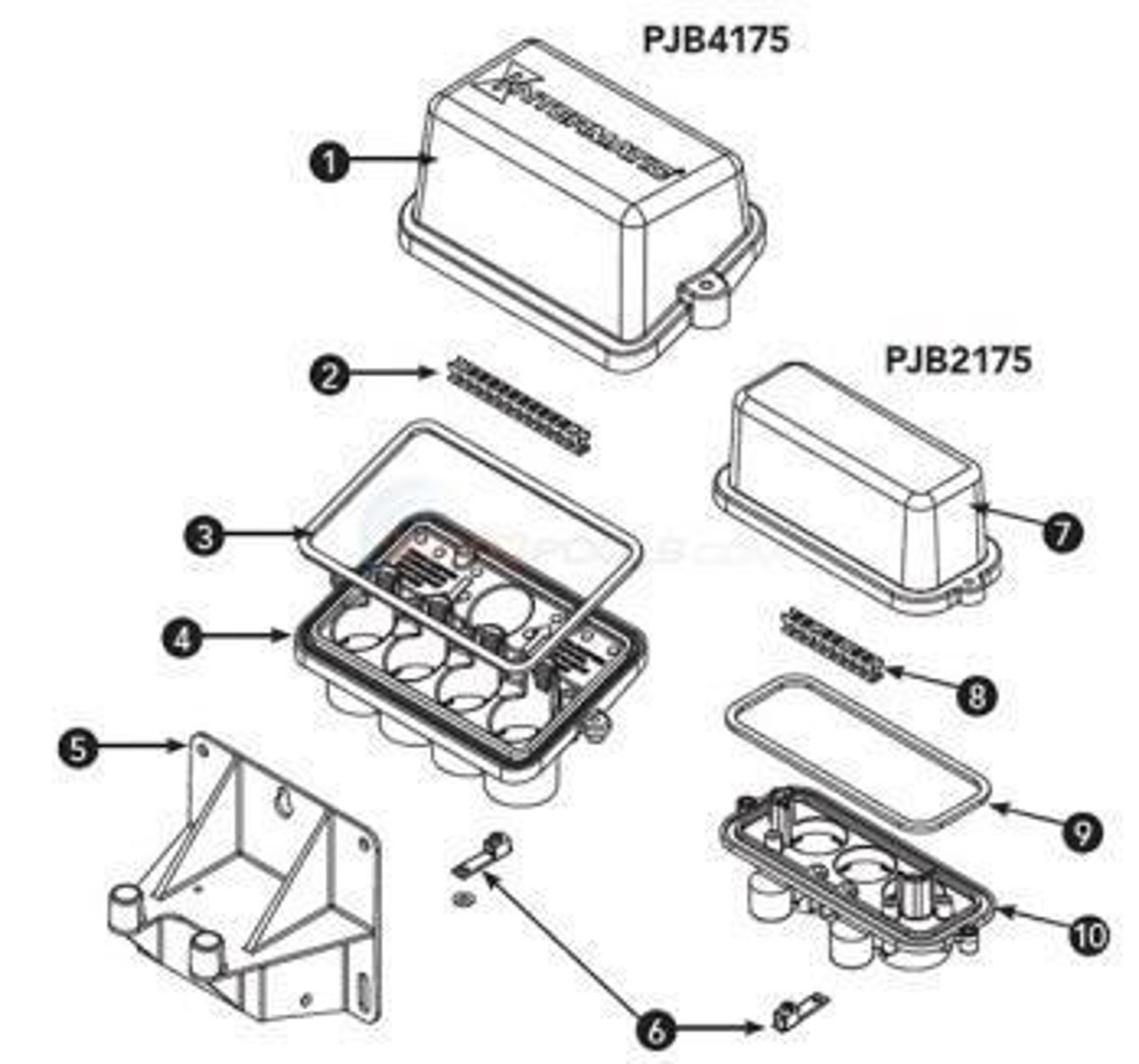 <p>A box with a blank cover which serves the purpose of joining different runs of raceways or cables, and provides sufficient space for connection and branching of the enclosed circuit.</p>