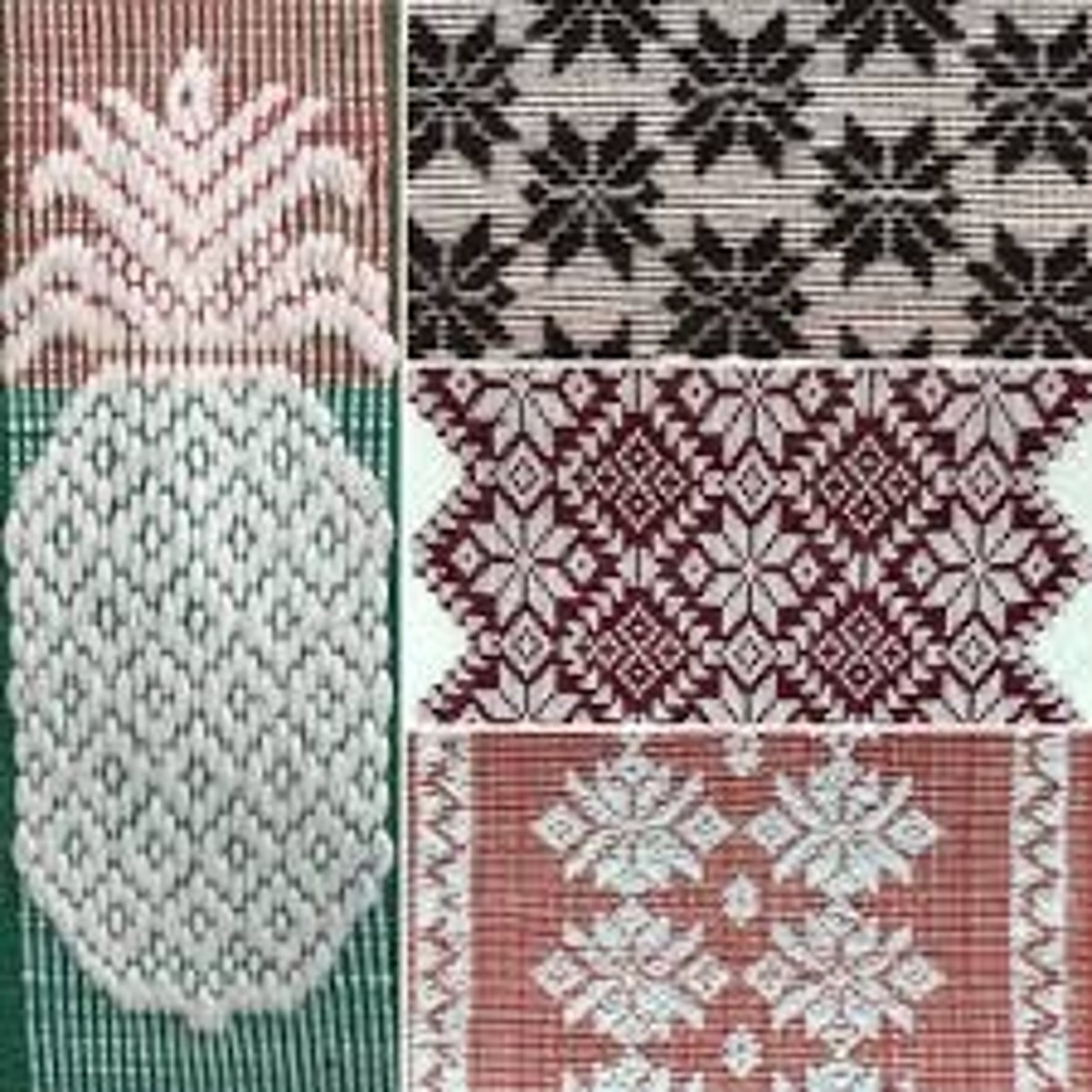 <p>Iloco woven fabric of cotton yarns with floral design; a handwoven textile created by incredible artisans of the northern provinces of the Philippines using age-old traditional weaving techniques</p>