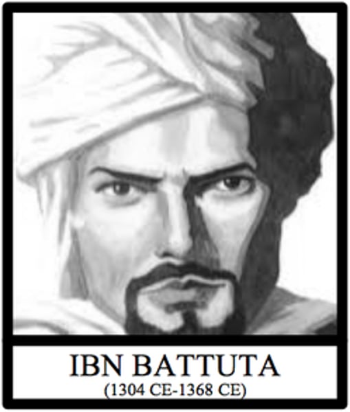 <p>(1304-1369) Morrocan Muslim scholar, the most widely traveled individual of his time. He wrote a detailed account of his visits to Islamic lands from China to Spain and the western Sudan. His writings gave a glimpse into the world of that time period.</p>