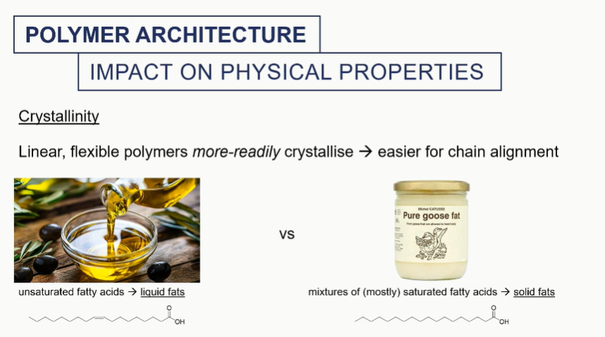 <p>semi crystalline polymers </p>