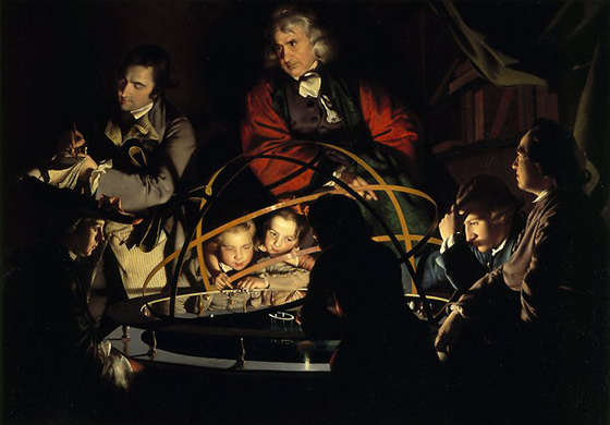 A Philosopher Giving a Lecture on the Orrery