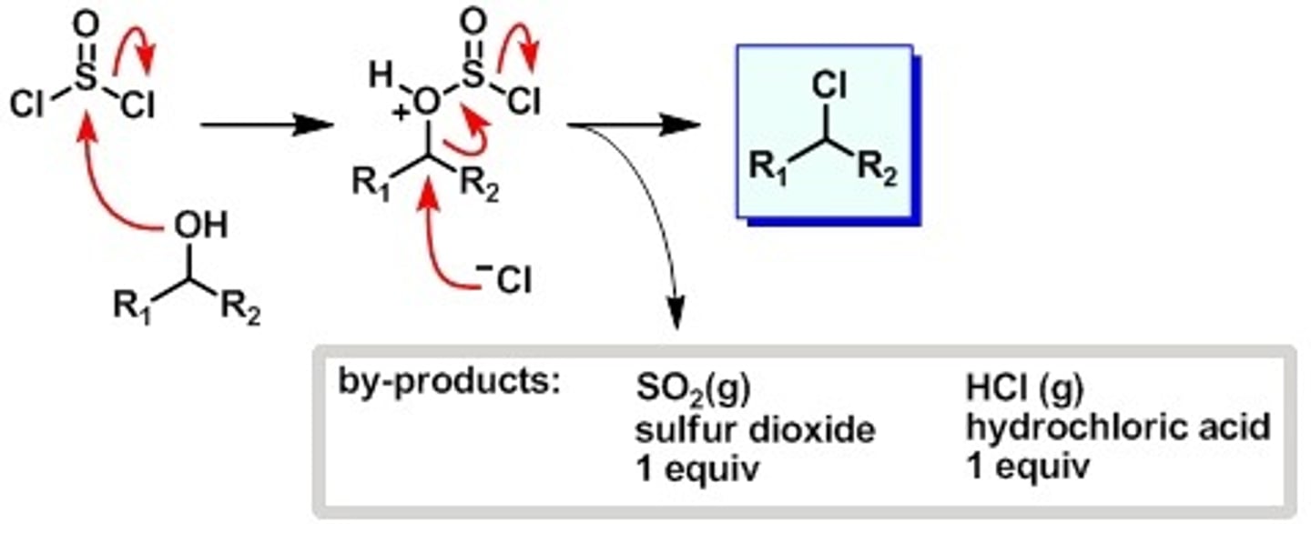 <p>Alcohol to Chloride</p>