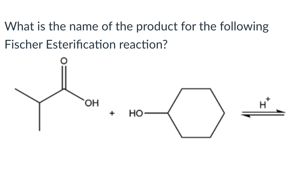 <p>(Lab 5: Fischer esterification) </p>