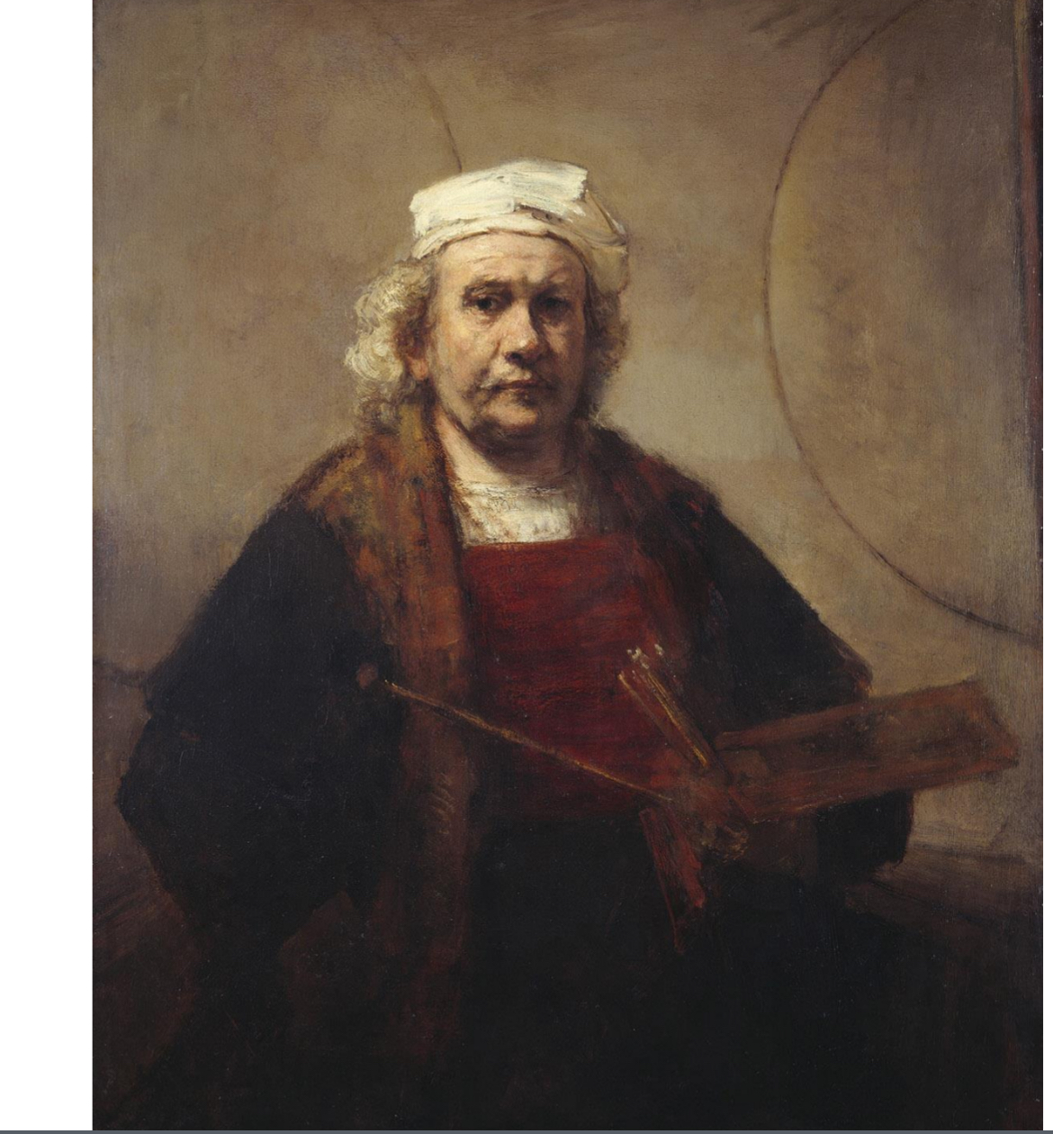 <p>Self-Portrait with Two Circles</p>