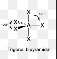 <p>Trigonal bipyramidal </p>