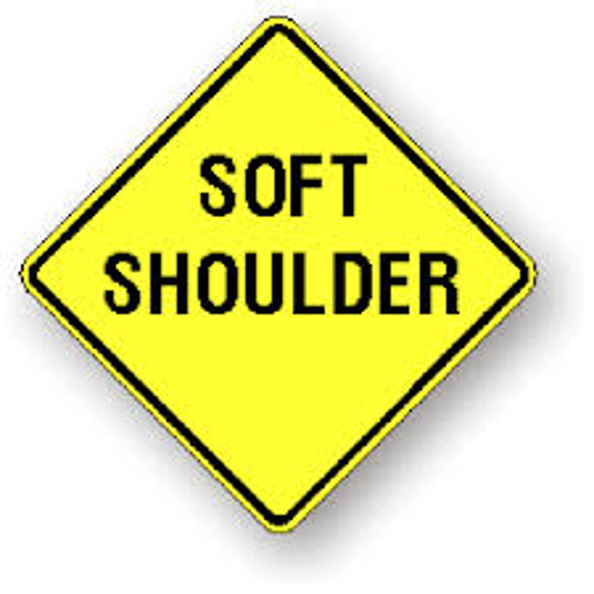 <p>drive only in the shoulder in emergencies</p>