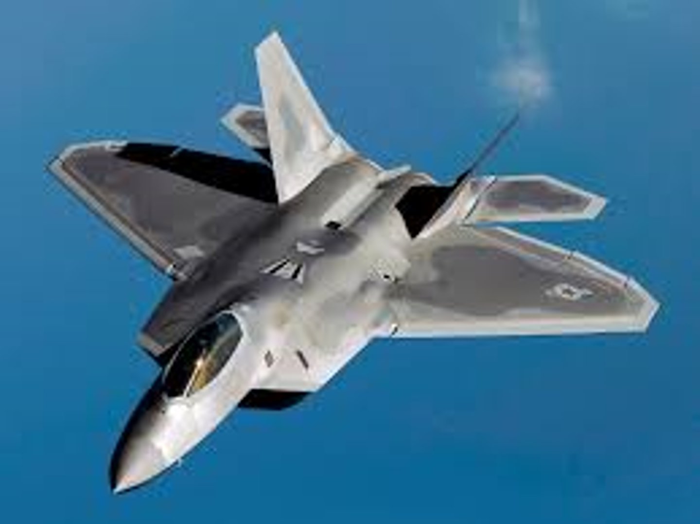 <p>2 engines, 2 slanted vertical stabilizers, Multi-role Fighter</p>
