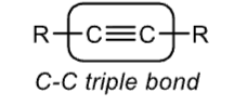 <p>C-C triple bond </p>